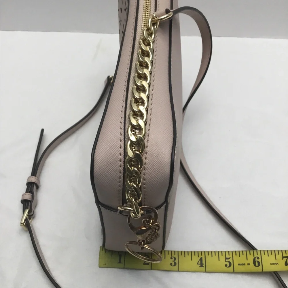 Michael Kors Pink Crossbody Bag with Gold Chain - Picture 15 of 16